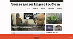 Desktop Screenshot of generacionimpacto.com