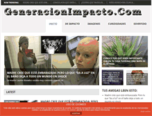 Tablet Screenshot of generacionimpacto.com